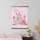 U bent Loved Palace Pink Cloud aanpasbaar Hangend Wandkleed (Slaapkamer)