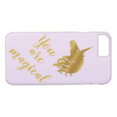 U bent Magical Gold en Lila Hoesje (Achterkant (Horizontaal))