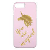 U bent Magisch Gold en Roze Hoesje (Achterkant)