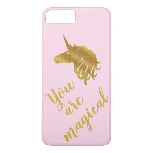 U bent Magisch Gold en Roze Hoesje (Achterkant)