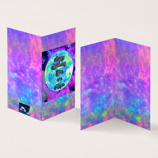 U bent Magische de kaartreeks van de Verjaardag va Kaart (Binnen en buitenkant)