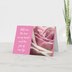 U BENT MEER BEAUTIEF DAN EEN ROOS LOVE KAART