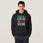 U bent meer dan een testscore-leraar testdag hoodie (Voorkant volledig)