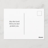 U bent met ontzag en wonderbaarlijk gemaakt, Psalm Briefkaart (Achterkant)