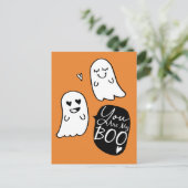 U bent Mijn BOE-GEROEP! de Liefde van het Spook Feestdagenkaart (Staand voorkant)