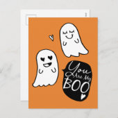 U bent Mijn BOE-GEROEP! de Liefde van het Spook Feestdagenkaart (Voorkant / Achterkant)