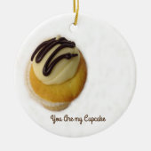U bent mijn Cupcake-keramische versiering Keramisch Ornament (Voorkant)