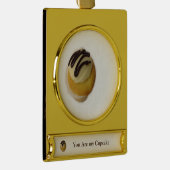 U bent mijn Cupcake-keramische versiering Verguld Banner Ornament (Rechts)