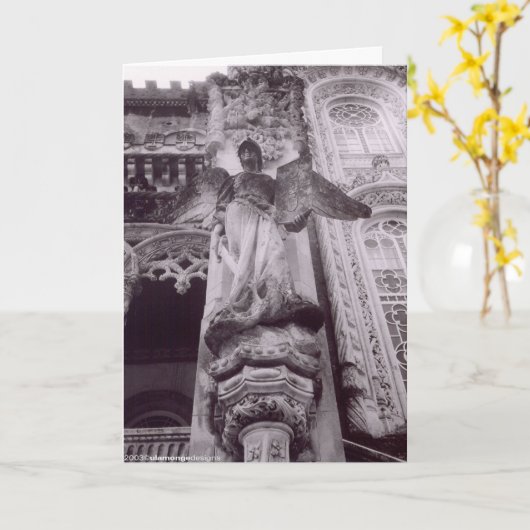 U bent mijn engel kaart (Gele Bloem)