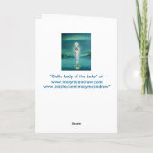 U bent mijn Godin! Kaart (Achterkant)