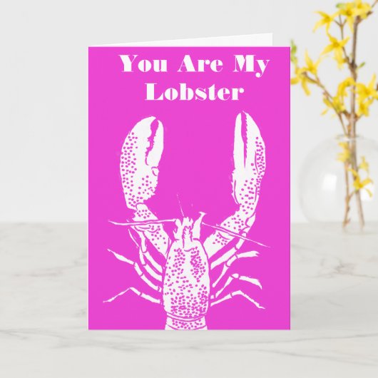 U bent mijn kleine, roze Valentijnsdag Kaart (Gele Bloem)