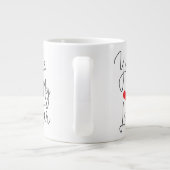 U bent mijn Lobster Funny Quote met zwarte tekst Grote Koffiekop (Achterkant)