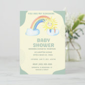 U bent mijn neonsekseneutraal Baby shower Kaart (Staand voorkant)