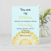 U bent mijn Sonshine-baby shower Kaart (Staand voorkant)