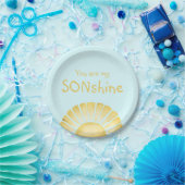 U bent mijn Sonshine-baby shower Papieren Bordje (Feest)
