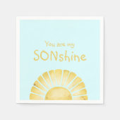 U bent mijn Sonshine-baby shower Servet (Voorkant)