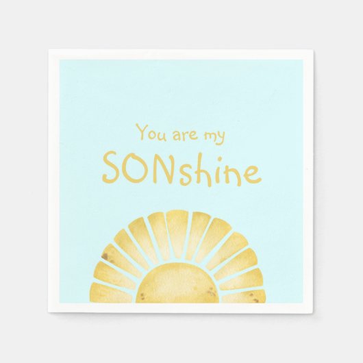 U bent mijn Sonshine-baby shower Servet (Voorkant)