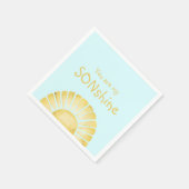 U bent mijn Sonshine-baby shower Servet (Hoek)