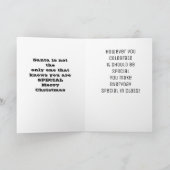 U BENT MIJN SPECIALE LERAAR "CHRISTMAS WISHT" KAART (Binnen)