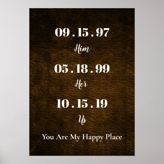 U bent mijn speciale Poster (Voorkant)