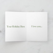 U bent mijn stukje hemel vakantiekaart feestdagen kaart (Binnen)