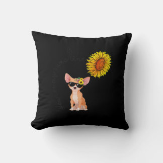U bent mijn Sunshine Chihuahua Zonnebloem Chiahuah Kussen