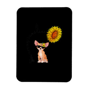 U bent mijn Sunshine Chihuahua Zonnebloem Chiahuah Magneet