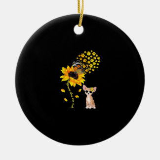 U bent mijn Sunshine Sunflower Chihuahua Mannen Vr Keramisch Ornament