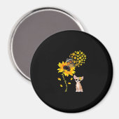U bent mijn Sunshine Sunflower Chihuahua Mannen Vr Magneet (Voorkant / Achterkant)