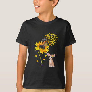 U bent mijn Sunshine Sunflower Chihuahua Mannen Vr T-shirt