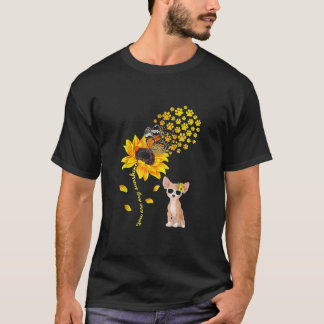 U bent mijn Sunshine Sunflower Chihuahua Mannen Vr T-shirt