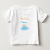 U bent mijn zonneschijn geel oranje zonnestralen b (Achterkant)