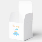 U bent mijn zonneschijn geel oranje zonnestralen b bedankdoosjes (Geopend)