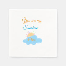 U bent mijn zonneschijn geel oranje zonnestralen b