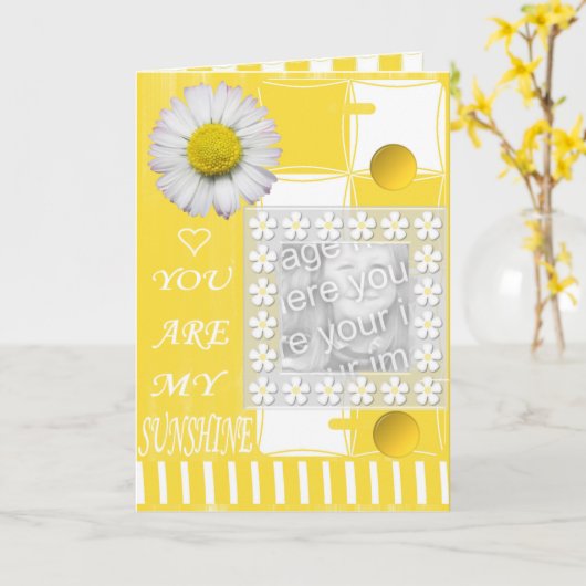 U BENT MIJN ZONNESCHIJN KAART (Gele Bloem)
