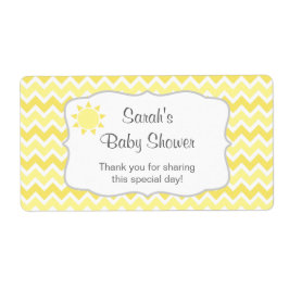 U bent mijn zonneschijn waterfles of gunstigetiket etiket