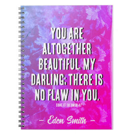 U bent mooi - Custom Journal Bijbel vers Notitieboek