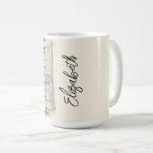 U bent: Mooie, gepersonaliseerde geschriften Koffiemok (Voorkant rechts)