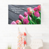 U bent net zo welkom... spandoek (Insitu)