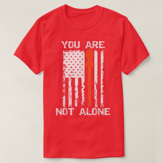 U bent niet alleen ADHD-bewustzijn, Amerikaanse vl T-shirt (Design voorkant)
