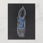 U bent niet alleen kaars compassie vriendelijkheid briefkaart (Voorkant)