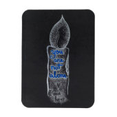 U bent niet alleen kaars compassie vriendelijkheid magneet (Verticaal)