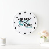 U bent niet alleen PCOS Blauwgroen lint Grote Klok (Huis)