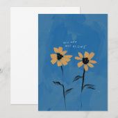 U bent niet alleen - sympathievriendschap bedankkaart (Voorkant / Achterkant)