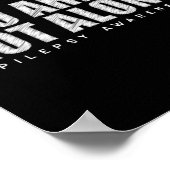 U bent niet de enige die Paarse dag epilepsie bewu Poster (Hoek)