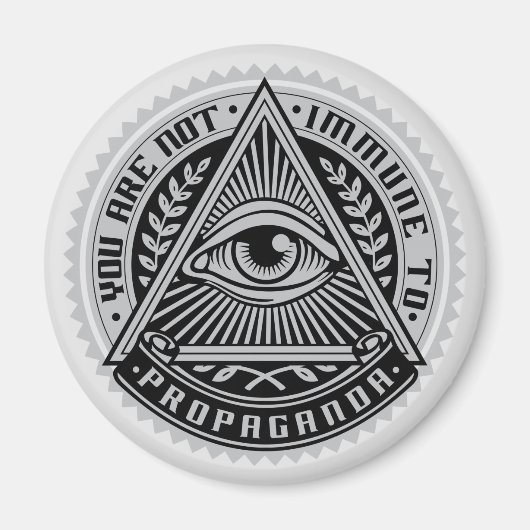 U bent niet immuun voor propaganda magneet (Voorkant)