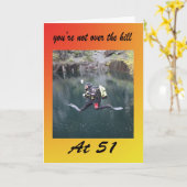 U bent niet over de heuvel bij 51 kaart (Gele Bloem)