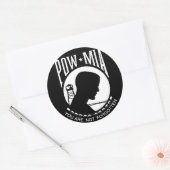 U bent niet vergeten! ronde sticker (Envelop)