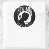 U bent niet vergeten! ronde sticker (Tas)