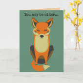 U bent nog een Vos Kaart (Gele Bloem)